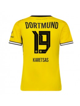 Ženski Nogometna dresi replika Borussia Dortmund Konstantinos Karetsas #19 Domači 2026-27 Kratek rokav